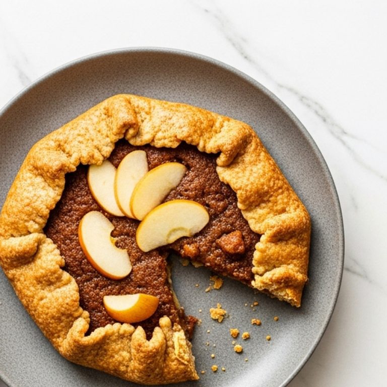 Warm Spiced Apple Galette with Cinnamon Sugar Crust