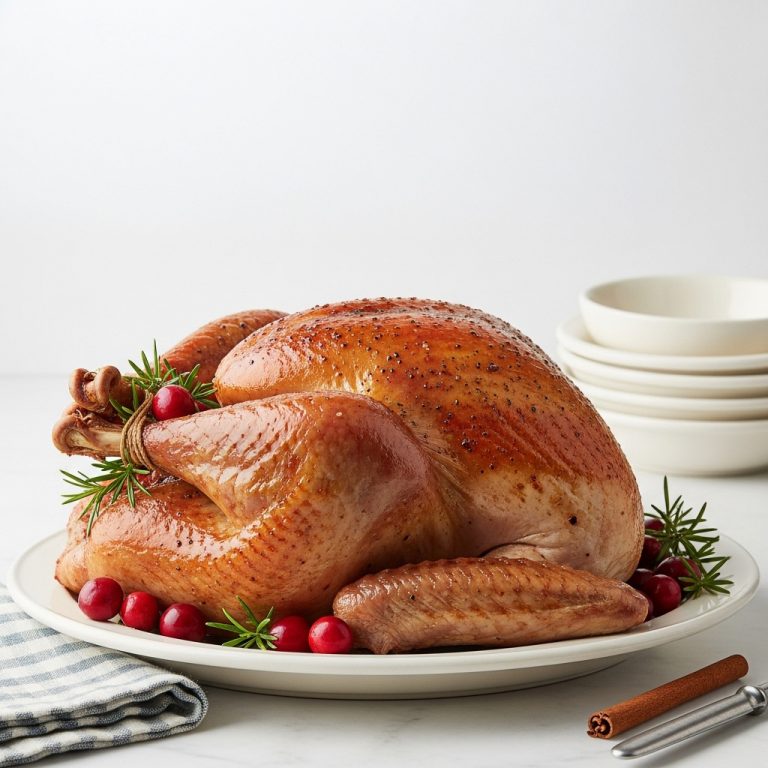 Whispering Pine Classic Roast Turkey with Sweet Cranberry Glaze