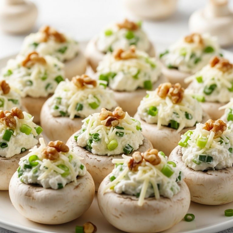 **Winter Wonderland Stuffed Mushrooms: A Festive Holiday Starter**
